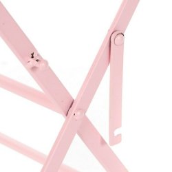 Bordsgrupp med 2 stolar DKD Home Decor MB-177410 Rosa 60 x 60 x