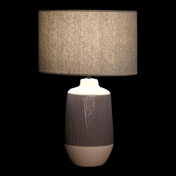 Bordslampa DKD Home Decor Polyester Porslin 220 V 40 W (2 pcs) (