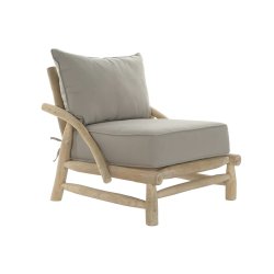 Trdgrdssoffa DKD Home Decor Naturell Ljusgr 82 x 80 x 73 cm