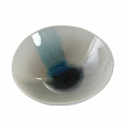 Snacksskl DKD Home Decor Bl Gr Stengods 170 ml 11,5 x 11,5 x