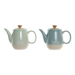 Tekanna DKD Home Decor 8424001793235 Bl Grn Stengods 1 L 22,5