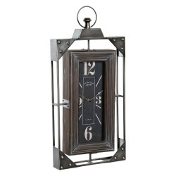 Vggklocka DKD Home Decor Loft Tr Jrn (29 x 6.5 x 61 cm)