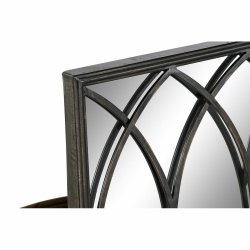 Spegel med monteringsfste DKD Home Decor Svart Metall Speglar 4