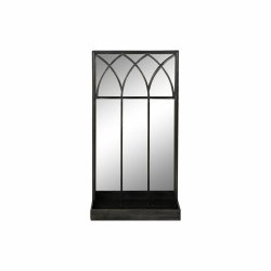 Spegel med monteringsfste DKD Home Decor Svart Metall Speglar 4