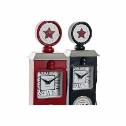 bordsklocka DKD Home Decor Rd Marinbl Bensin Vintage gasoliner