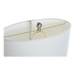 Bordslampa DKD Home Decor 8424001806843 Vit Gyllene Silvrig Meta