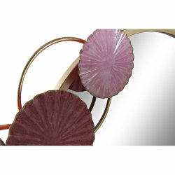 Vggspegel DKD Home Decor Vit Rosa Gyllene Modern Cirklar 116 x