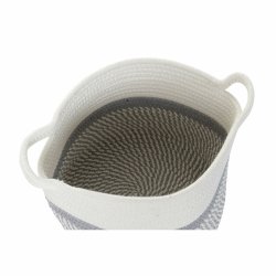 Korg DKD Home Decor Bl Svart Beige Gr 25 x 25 x 20 cm (4 Delar