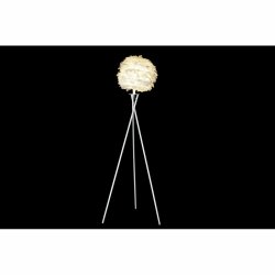 Golvlampa DKD Home Decor Metall Vit Fjder (40 x 40 x 150 cm)