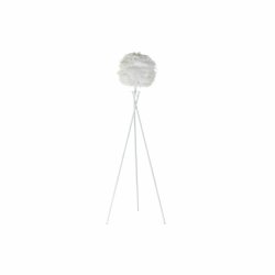 Golvlampa DKD Home Decor Metall Vit Fjder (40 x 40 x 150 cm)