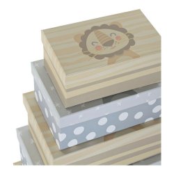 Uppsttning med Dekorativa Ldor DKD Home Decor Multicolour Papp