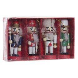 Julgranskula DKD Home Decor Tr Ntknppare (3 x 3 x 10 cm) (4 a