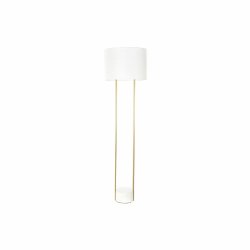 Golvlampa DKD Home Decor Vit Gyllene Metall Marmor 50 W 220 V 48