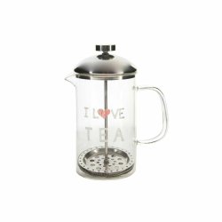 Tekanna DKD Home Decor Transparent Rostfritt stl Silver Borosil