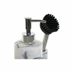Diskmedelspump 2-i-1 DKD Home Decor Harts Rostfritt stl 12,6 x