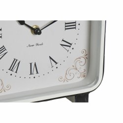 bordsklocka DKD Home Decor Bl Vit Svart (2 antal)