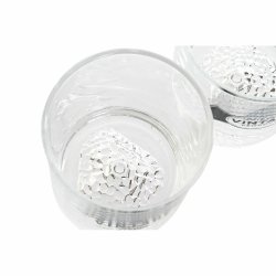 Glasset DKD Home Decor Transparent Mrkgr Glas Sten Loft 320 ml