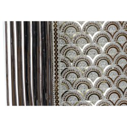 Vas DKD Home Decor Silvrig Gyllene Stengods (21 x 11 x 31 cm)