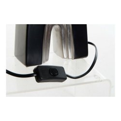Bordslampa DKD Home Decor Keramik Svart Polyester (20 x 20 x 31