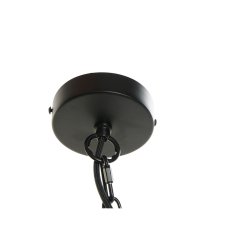 Taklampa DKD Home Decor Svart Metall Brun 220 V 50 W (25 x 25 x