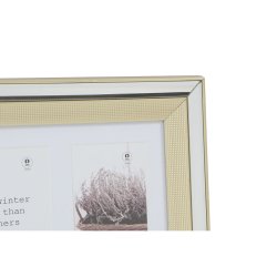Fotoram DKD Home Decor Glas polystyren Gyllene Silvrig Tradition