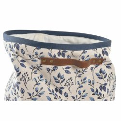 Tvttkorg DKD Home Decor Bl Vit Plast 30 x 30 x 40 cm