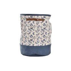 Tvttkorg DKD Home Decor Bl Vit Plast 30 x 30 x 40 cm
