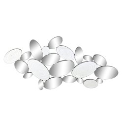 Vggspegel DKD Home Decor Svart Modern 119 x 2 x 61 cm 60 x 2 x