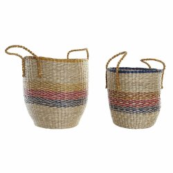 Korg - set DKD Home Decor Orange Grn Sjgrs (35 x 22 x 46 cm)