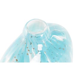 Vas DKD Home Decor Bl Glas Medelhavs 12,5 x 6,5 x 28 cm