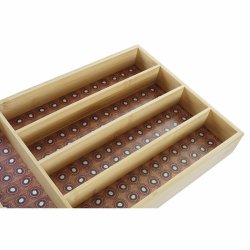 Besticks-sortering DKD Home Decor Bambu Kolonial Afrikan 25,5 x