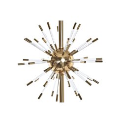Bordslampa DKD Home Decor Gyllene Metall Vit 41 x 41 x 80 cm 220