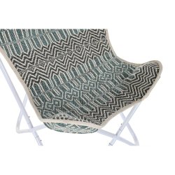 Trdgrdssoffa DKD Home Decor Bl Vit Grn Jrn 74 x 65 x 90 cm