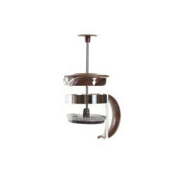 Kaffepress DKD Home Decor Brun Transparent Rostfritt stl Borosi
