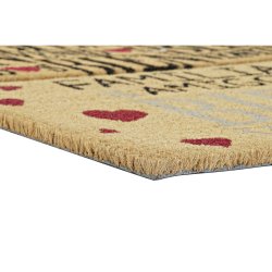 Drrmatta DKD Home Decor Rd Svart Brun Gummi 2 antal Urban Koko