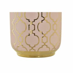 Vas DKD Home Decor Porslin Rosa Gyllene Orientalisk (15 x 15 x 4