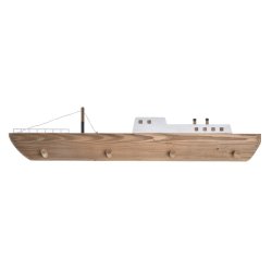 Vggmonterad rockhngare DKD Home Decor 91 x 8,5 x 20 cm Naturel