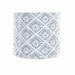 Vas DKD Home Decor 14 x 14 x 45 cm Porslin Bl Vit Medelhavs