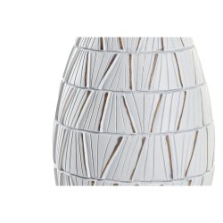 Vas DKD Home Decor Vit Harts Modern (18 x 18 x 50 cm)