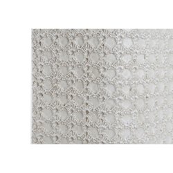 Vas DKD Home Decor 20 x 12 x 58 cm Vit Harts Modern