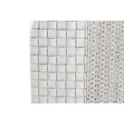 Vas DKD Home Decor 25 x 10 x 51 cm Vit Harts Modern
