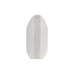 Vas DKD Home Decor 25 x 10 x 51 cm Vit Harts Modern