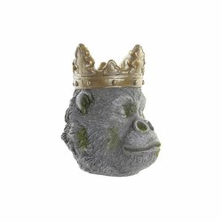 Kruka DKD Home Decor Gr Gyllene Gorilla Magnesium (29 x 26 x 34