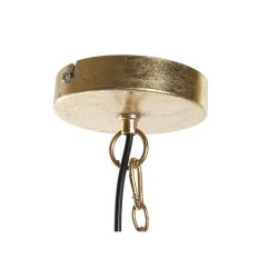 Taklampa DKD Home Decor Gyllene (30 x 30 x 39 cm)