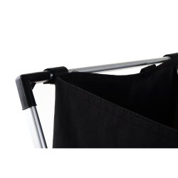Tvttkorg DKD Home Decor Hopfllbar Double Metall Polyester (63