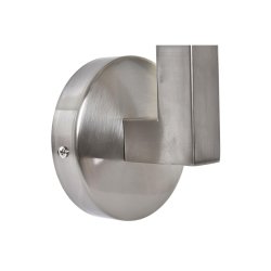 Vgglampa DKD Home Decor Silvrig Metall Polyester Vit 220 V 40 W