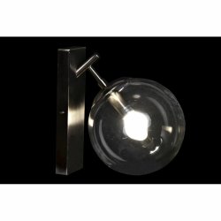 Vgglampa DKD Home Decor 25W Glas Silvrig Metall 220 V (20 x 25