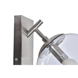 Vgglampa DKD Home Decor 25W Glas Silvrig Metall 220 V (20 x 25
