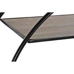 Bokhylla DKD Home Decor Svart Ljusgr Metall Gran 90 x 30 x 100