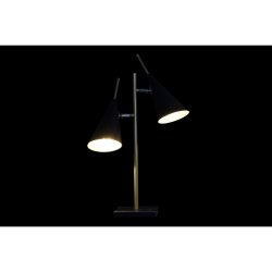 Bordslampa DKD Home Decor Svart Gyllene Metall 25 W 220 V 38 x 1